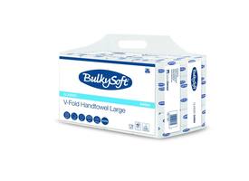 Handdoek BulkySoft Classic v-vouw 2-laags 240x210mm 12x250 vel wit 84584