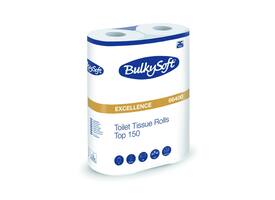 Toiletpapier BulkySoft Excellence 4-laags 6x150 vel wit 66400