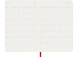 Agenda 2027 Moleskine 12M Planner Weekly 7dagen/1pagina pocket sc scarlet red