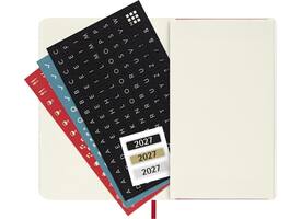 Agenda 2027 Moleskine 12M Planner Weekly 7dagen/1pagina pocket sc scarlet red