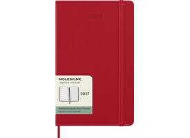 Agenda 2027 Moleskine 12M Planner Weekly 7dagen/1pagina large hc scarlet red