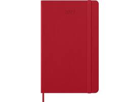 Agenda 2027 Moleskine 12M Planner Weekly 7dagen/1pagina large hc scarlet red