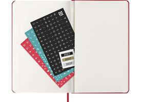 Agenda 2027 Moleskine 12M Planner Weekly 7dagen/1pagina large hc scarlet red