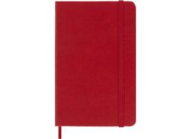 Agenda 2027 Moleskine 12M Planner Weekly 7dagen/1pagina pocket hc scarlet red