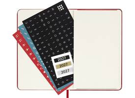 Agenda 2027 Moleskine 12M Planner Weekly 7dagen/1pagina pocket hc scarlet red