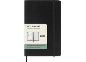 Agenda 2027 Moleskine 12M Planner Weekly 7dagen/1pagina pocket sc black