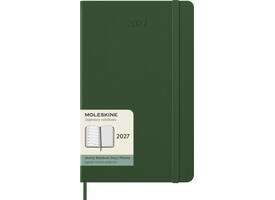 Agenda 2027 Moleskine 12M Planner Weekly 7dagen/1pagina large hc myrtle green