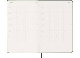 Agenda 2027 Moleskine 12M Planner Weekly 7dagen/1pagina large hc myrtle green