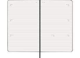 Agenda 2027 Moleskine 12M Planner Weekly 7dagen/2pagina's large hc black