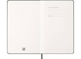 Agenda 2027 Moleskine 12M Planner Weekly 7dagen/2pagina's large hc black