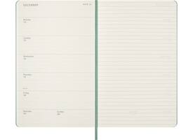 Agenda 2027 Moleskine 18M Planner Weekly 7dagen/1pagina large hc sage green