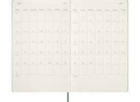 Agenda 2027 Moleskine 18M Planner Weekly 7dagen/1pagina large hc sage green