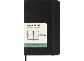 Agenda 2027 Moleskine 18M Planner Weekly 7dagen/1pagina pocket sc black