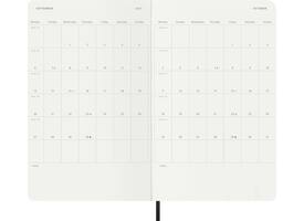 Agenda 2027 Moleskine 18M Planner Weekly 7dagen/1pagina large sc black
