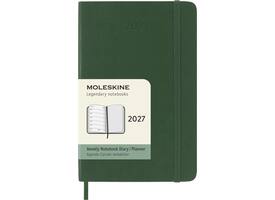 Agenda 2027 Moleskine 12M Planner Weekly 7dagen/1pagina pocket sc myrtle green