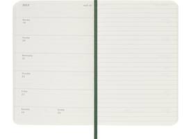 Agenda 2027 Moleskine 12M Planner Weekly 7dagen/1pagina pocket sc myrtle green