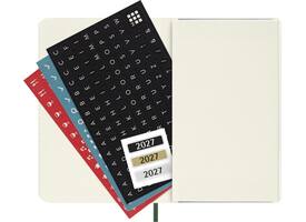 Agenda 2027 Moleskine 12M Planner Weekly 7dagen/1pagina pocket sc myrtle green