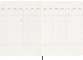Agenda 2027 Moleskine 18M Planner Weekly 7dagen/1pagina xl sc black