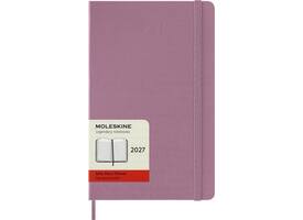 Agenda 2027 Moleskine 12M Planner Daily 1dag/1pagina large hc majestic pink