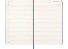 Agenda 2027 Moleskine 12M Planner Daily 1dag/1pagina large hc majestic pink