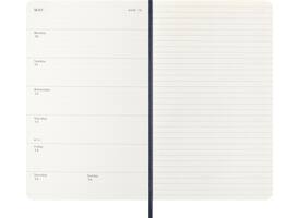 Agenda 2027 Moleskine 18M Planner Weekly 7dagen/1pagina large sc sapphire blue