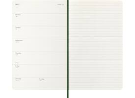 Agenda 2027 Moleskine 12M Planner Weekly 7dagen/1pagina large sc myrtle green