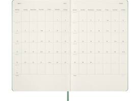 Agenda 2027 Moleskine 12M Planner Weekly 7dagen/1pagina large hc sage green