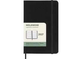 Agenda 2027 Moleskine 12M Planner Weekly 7dagen/2pagina's pocket hc black