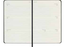 Agenda 2027 Moleskine 12M Planner Weekly 7dagen/2pagina's pocket hc black