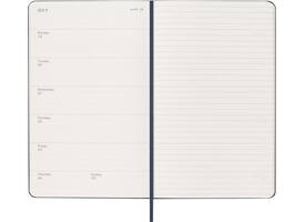 Agenda 2027 Moleskine 18M Planner Weekly 7dagen/1pagina large hc sapphire blue