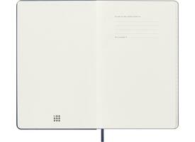 Agenda 2027 Moleskine 18M Planner Weekly 7dagen/1pagina large hc sapphire blue