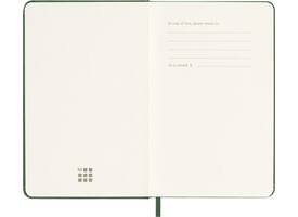 Agenda 2027 Moleskine 12M Planner Weekly 7dagen/1pagina pocket hc myrtle green