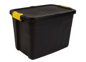 Opbergbox Bankers Box 60L met handgrepen robuust zwart