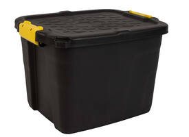 Opbergbox Bankers Box 42 liter met handgrepen robuust zwart