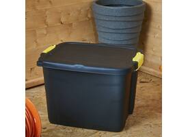 Opbergbox Bankers Box 42 liter met handgrepen robuust zwart