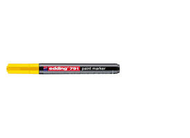 Paintmarker edding 791 op alcoholbasis 1-2mm geel