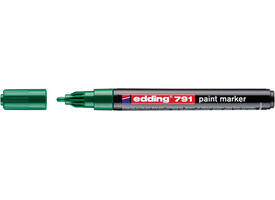 Paintmarker edding 791 op alcoholbasis 1-2mm groen