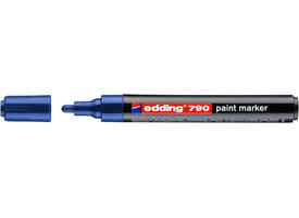 Paintmarker edding 790 op alcoholbasis 2-3mm blauw