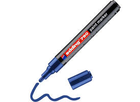 Paintmarker edding 790 op alcoholbasis 2-3mm blauw