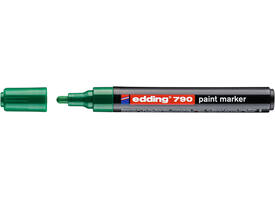 Paintmarker edding 790 op alcoholbasis 2-3mm groen