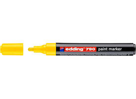 Paintmarker edding 790 op alcoholbasis 2-3mm geel