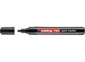 Paintmarker edding 790 op alcoholbasis 2-3mm zwart
