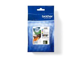 Inktcartridge Brother LC-426VAL zwart + 3 kleuren