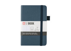 Notitieboek Sakura pocket 90x140mm lijn hard cover donker indigo