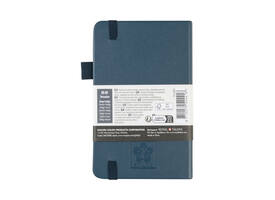 Notitieboek Sakura pocket 90x140mm lijn hard cover donker indigo