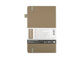 Notitieboek Sakura large 130x210mm lijn hard cover sintel