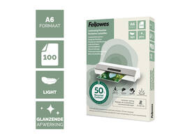 Lamineerhoes Fellowes A6 light 50% gerecycled glans 100stuks