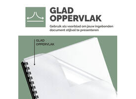 Voorblad Fellowes A4 PET 150micron recycled 100 stuks