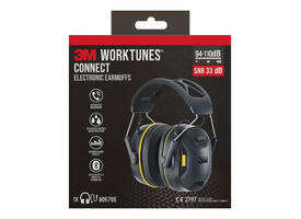 Oorkap 3M WorkTunes Connect Bluetooth 94-110 dB zwart