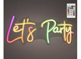 Ledbord Lumineo indoor USB neon Let's Party led Colour change effects